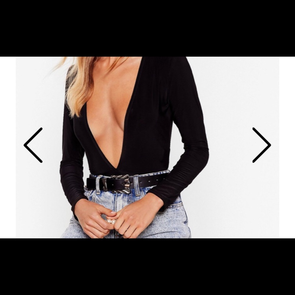 Nasty Gal Truth V Known Bodysuit Never Worn Size 6
